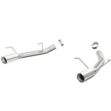 MagnaFlow axle-back exhaust system for 2005-2009 Ford Mustang stainless steel polished 16843