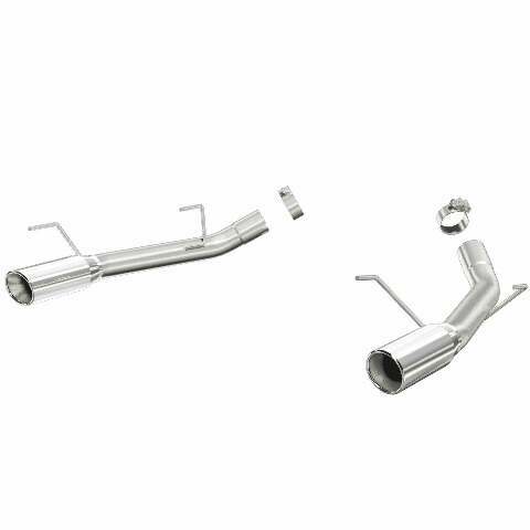 MagnaFlow axle-back exhaust system for 2005-2009 Ford Mustang stainless steel polished 16843