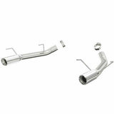 MagnaFlow axle-back exhaust system for 2005-2009 Ford Mustang stainless steel polished 16843