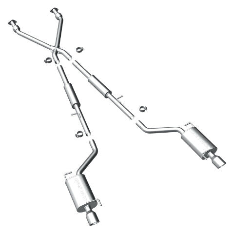 MagnaFlow cat-back exhaust system for 2007-2008 Infiniti G35 polished 16862