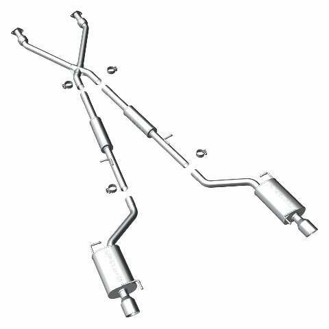 MagnaFlow cat-back exhaust system for 2007-2008 Infiniti G35 polished 16862