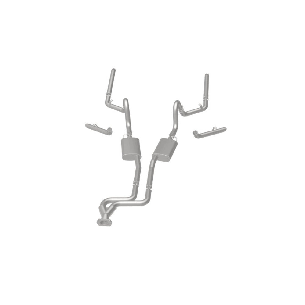 MagnaFlow cat-back exhaust system for 1984-1987 Buick stainless steel polished 16884