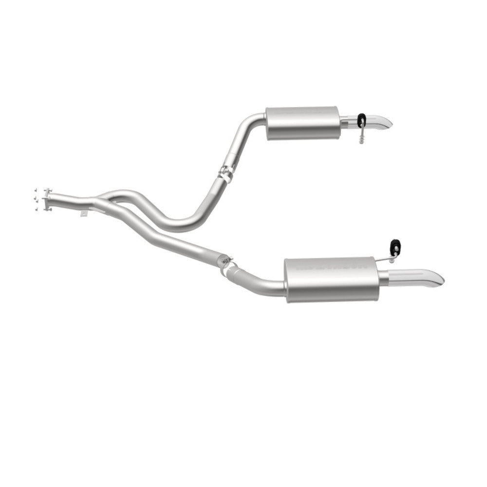 MagnaFlow cat-back exhaust system for 1980-1981 Chevy Corvette stainless steel polished 16889
