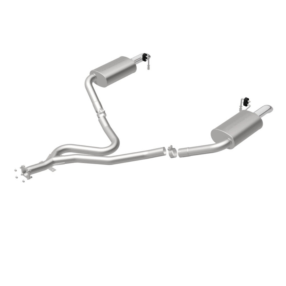 MagnaFlow cat-back exhaust system for 1980-1981 Chevy Corvette stainless steel polished 16889