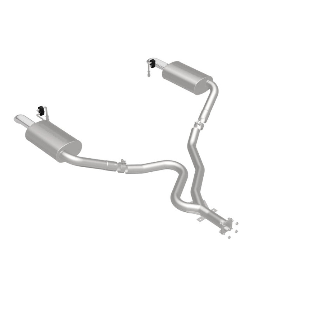 MagnaFlow cat-back exhaust system for 1980-1981 Chevy Corvette stainless steel polished 16889