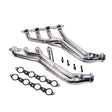 Fits 1998-2002 GM LS1 F Body 1-3/4 Long Tube Headers-Silver-16940 for 1998-2002 Chevy Camaro polished