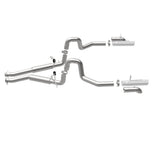MagnaFlow cat-back exhaust system for 1987-1992 Ford Mustang stainless steel polished 16996