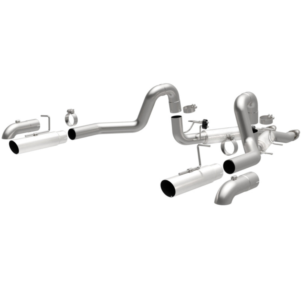 MagnaFlow cat-back exhaust system for 1987-1992 Ford Mustang stainless steel polished 16996