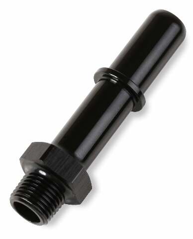 NOS OE fuel line adapter - fits 3/8 fuel rail black 17015NOS