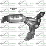 2003-2008 Mazda 6 Catalytic Converter 17102