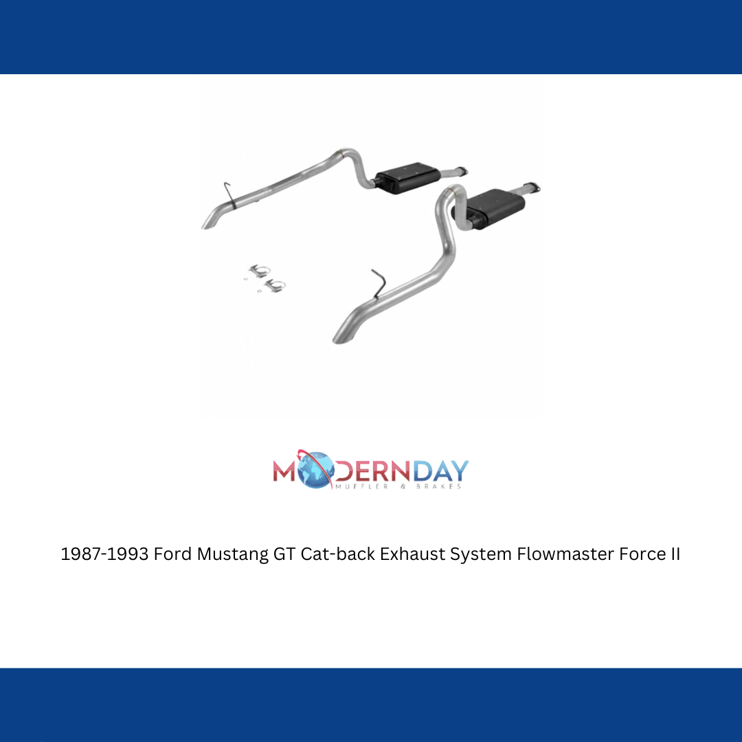 Exhaust system for 1987-1993 Ford Mustang Exhaust stainless steel