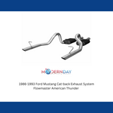Exhaust system for 1986-1993 Ford Mustang Exhaust stainless steel