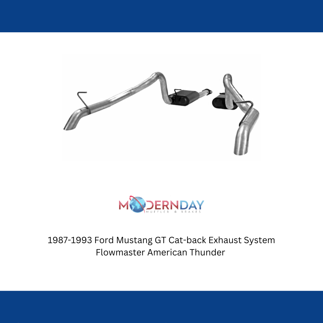 Exhaust system for 1987-1993 Ford Mustang Exhaust stainless steel