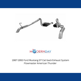 Exhaust system for 1987-1993 Ford Mustang Exhaust stainless steel