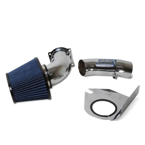 Fits 1994-95 Mustang 5.0 Cold Air Intake- Fenderwell Style (Powder Chrome)-1712 for 1994-1995 Mustang