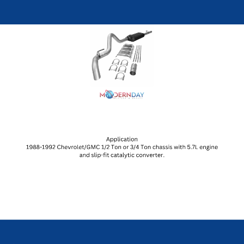 1988-1992 Chevrolet C1500 Cat-back Exhaust System Flowmaster Force II 17126
