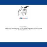 1988-1992 Chevrolet C1500 Cat-back Exhaust System Flowmaster Force II 17126