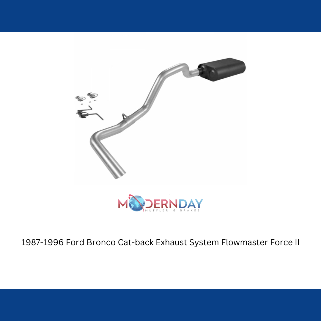 Exhaust system for 1987-1996 Ford Bronco Exhaust stainless steel