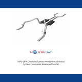 1970-1974 Chevrolet Camaro Header-back Exhaust System Flowmaster American Thunde