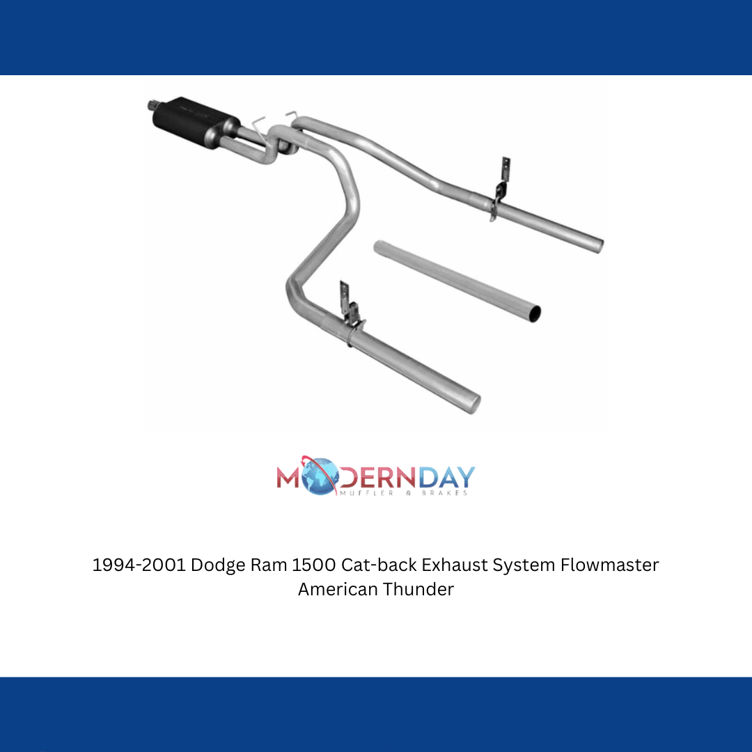 Exhaust system for 1994-2001 Ram 1500 Exhaust stainless steel