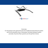 1998-2002 Chevrolet Camaro Cat-back Exhaust System Flowmaster American Thunder 1