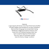 1998-2002 Chevrolet Camaro Cat-back Exhaust System Flowmaster American Thunder 1