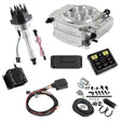 Holley EFI Sniper EFI 1958 Chevrolet Biscayne Sniper 2 EFI Bundle with HyperSpark Ignition System 550-510-3PK-SBC for Chevy Chevelle polished aluminum