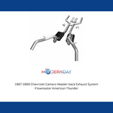 1967-1969 Chevrolet Camaro Crossmember-back Exhaust System 3 in V8 Flowmaster 17201