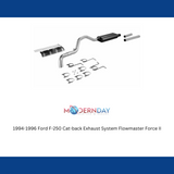 Exhaust system for 1994-1997 Ford F Exhaust stainless steel
