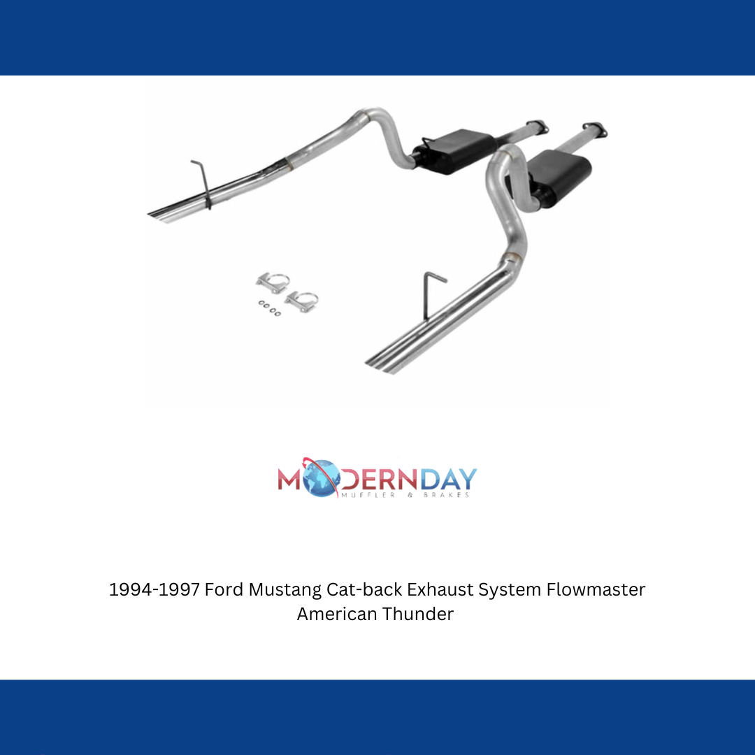Exhaust system for 1994-1997 Ford Mustang Exhaust stainless steel