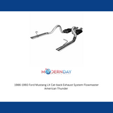 Exhaust system for 1987-1993 Ford Mustang Exhaust stainless steel