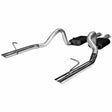 50 Series Exhaust System for 1987-1993 Ford Mustang Exhaust stainless steel