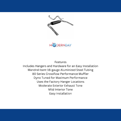 1986-1991 Chevrolet Camaro Cat-back Exhaust System Flowmaster American Thunder 17233