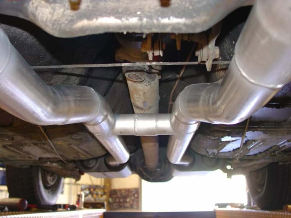 t 1967-1970 Ford Mustang Header-back Exhaust System Flowmaster American Thunder 17 Flowmaster