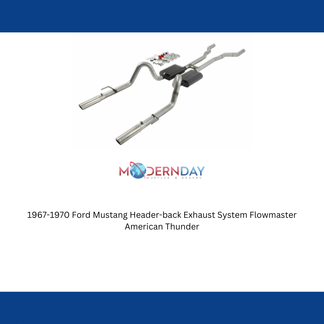 Exhaust system for 1967-1970 Ford Mustang Exhaust stainless steel