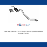 Exhaust system for 1996-1999 Chevy Silverado Exhaust Stainless