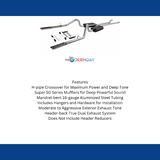 1966-1967 Ford Fairlane Header-back Exhaust System Flowmaster American Thunder 1