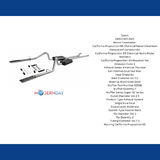 1966-1967 Ford Fairlane Header-back Exhaust System Flowmaster American Thunder 1