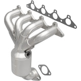 Catalytic Converter with Integrated Exhaust Manifold for HM Grade Federal / EPA Compliant Direct-Fit Manifold Catalytic