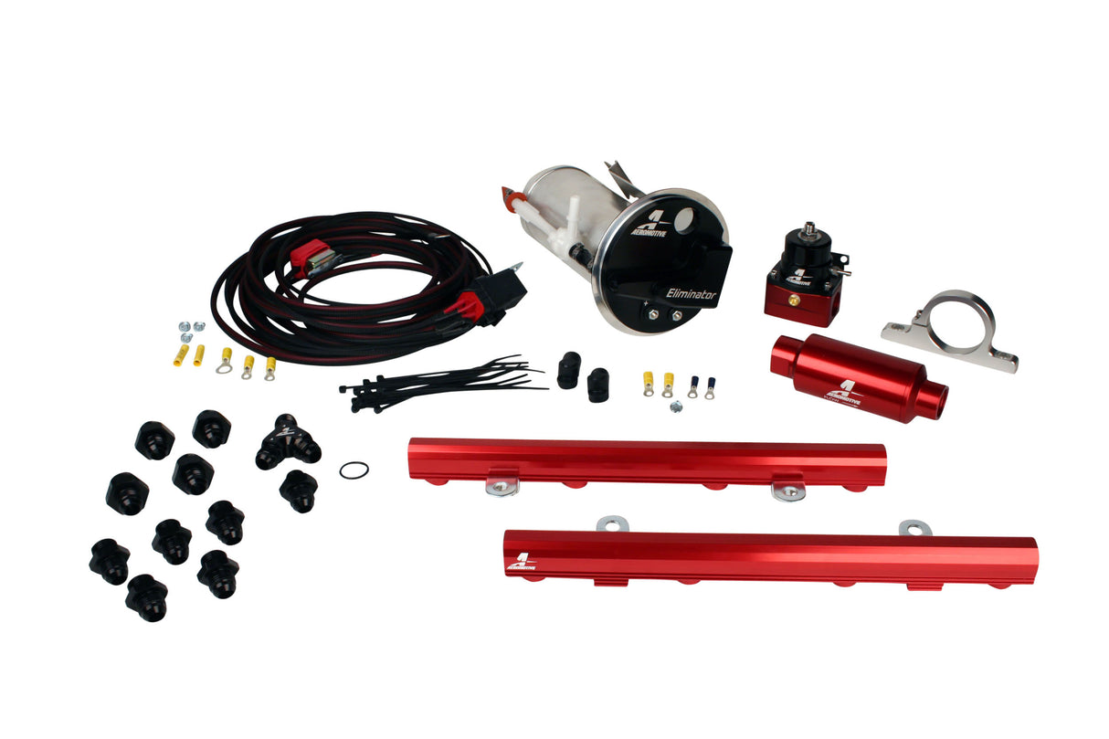 Fuel Pump Complete Kit High Flow EFI Performance Universal Fit Aeromotive 17332-BGPL