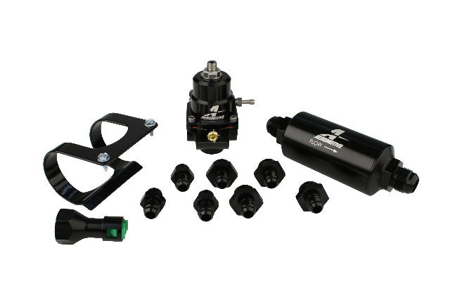 Fuel Filter Kit High Flow Fuel System Universal Fit Aeromotive 17351-BGPL