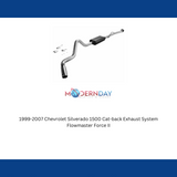 Exhaust system for 2007-2007 Chevy Silverado Exhaust Stainless