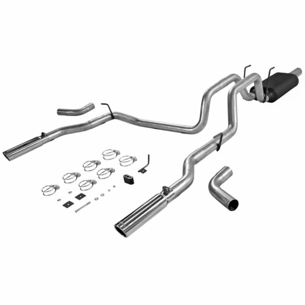 50 Series Cat-Back Exhaust System for 2006-2008 Ram 1500 Exhaust stainless steel