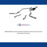 Exhaust system for 1996-1999 Chevy C1500 Exhaust stainless steel