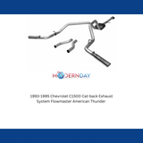 Exhaust system for 1993-1995 Chevy C1500 Exhaust stainless steel