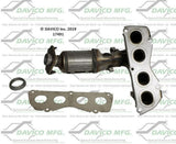 2012-2017 Toyota Camry Catalytic Converter 17491