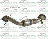 2012-2013 Land Rover Range Rover Evoque Catalytic Converter 17523