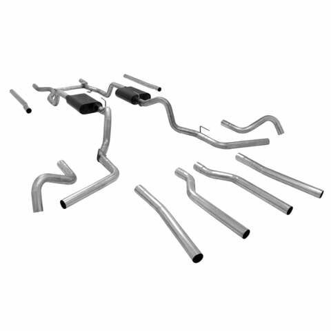 1967-1972 Chevrolet C10 Header-back Exhaust System Flowmaster American Thun