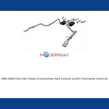 Exhaust system for 1965-1968 Chevy Impala Exhaust stainless steel