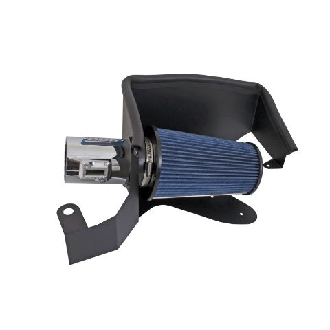Fits 2010 Only Mustang GT Cold Air Induction Kit (Powder Chrome)-1773